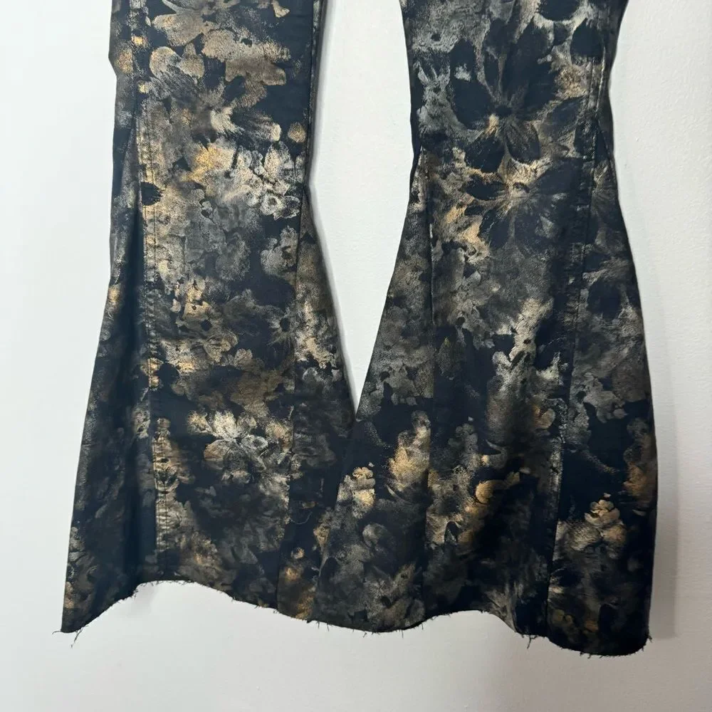 Free People Inferno Flare Bronze Combo Abstract Floral Size 27 - Picture 8 of 11